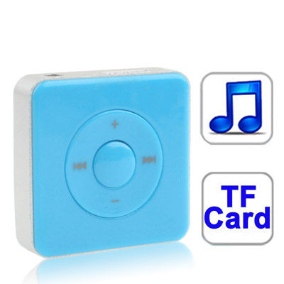 TF (Micro SD) Card Slot MP3 Player (Baby Blue)